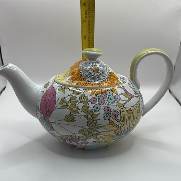 60s mod retro stoneware tea pot. - Picture 10 of 13